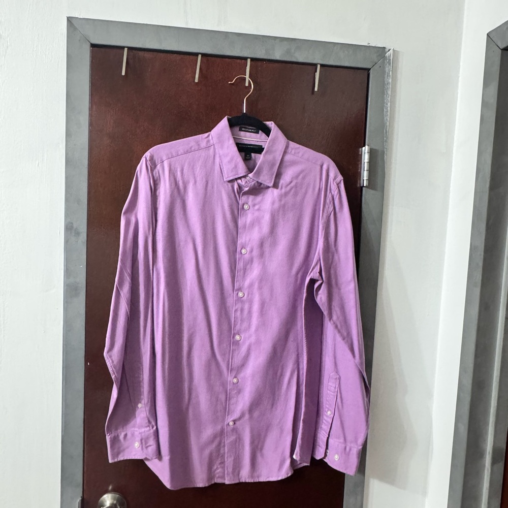 Banana Republic Lavender Casual Button Down Shirt